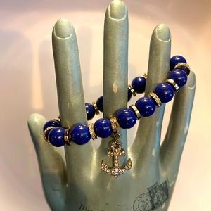 🟣4/$25 Nautical Beaded Stretch Bracelet